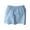 Blue, variant on Kaemgyyd 1-9 Years Kids Cotton Linen Shorts Fashion Plaid Casual Shorts Lightweight Elastic Waist Beach Vaction Shorts for Toddler Girls
