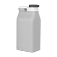 thumbnail image 3 of Collapsible Silicone Water Bottle，Food Grade Silicone， Leak Proof Water Bottles with Triple Leak Proof Lightweight，BPA Free Portable ，Gray, 3 of 7