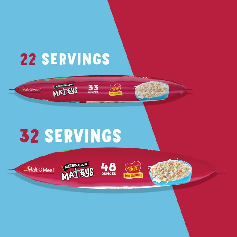 Malt-O-Meal Marshmallow Mateys Breakfast Cereal 33 oz Resealable