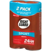 Right Guard Sport Deodorant Aerosol Spray, Original, 8.5 oz (Pack of 2)