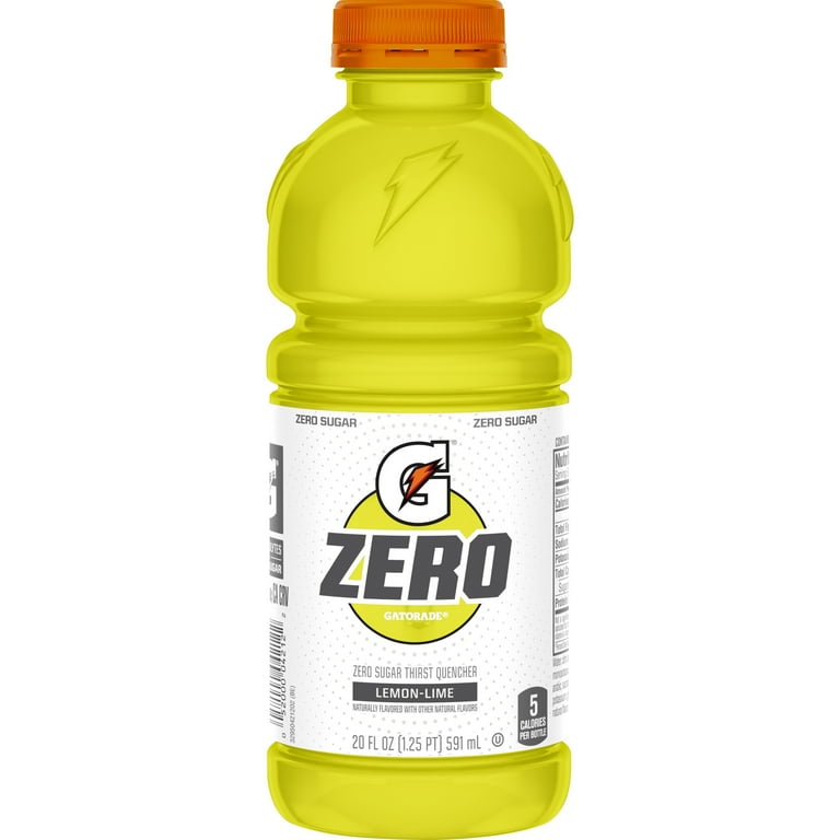 noaドリンク20. Gatorade G Zero Sugar, Glacier Cherry, Lemon-Lime, Orange