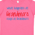 thumbnail image 4 of Inktastic What Happens at Grandma's Boys or Girls Toddler T-Shirt, 4 of 5