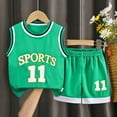 thumbnail image 2 of TBWNWG Boys' Summer Short Sets Basketball Performance Tank Top and Mesh Shorts Set,Sizes 7-8 Years, 2 of 3