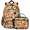 Multicolour 1, variant on Herdesigns Fall Backpack with Lunch Box Thanksgiving Autumn Pumpkin Leaf Lightweight Large Travel Work Laptop Backpacks Set Casual Daypacks
