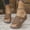 Brown, variant on Leather Open toe Slide Sandals for Women, Wedge Heel Platform Mules, Comfortable Casual Shoes for Beach, Pool, And Daily Wear Light Blue 36