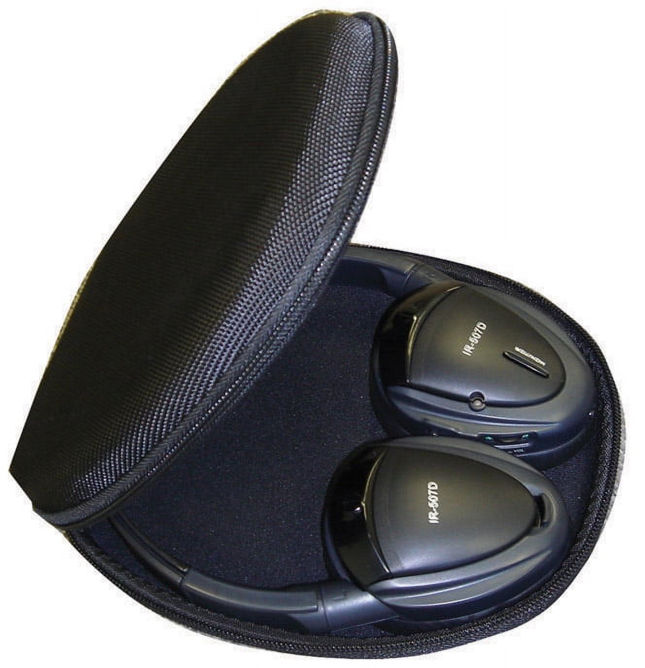 Power Acoustik Wireless Noise Cancelling Over-Ear Headphones, Black, HP-22IRT - image 3 of 3