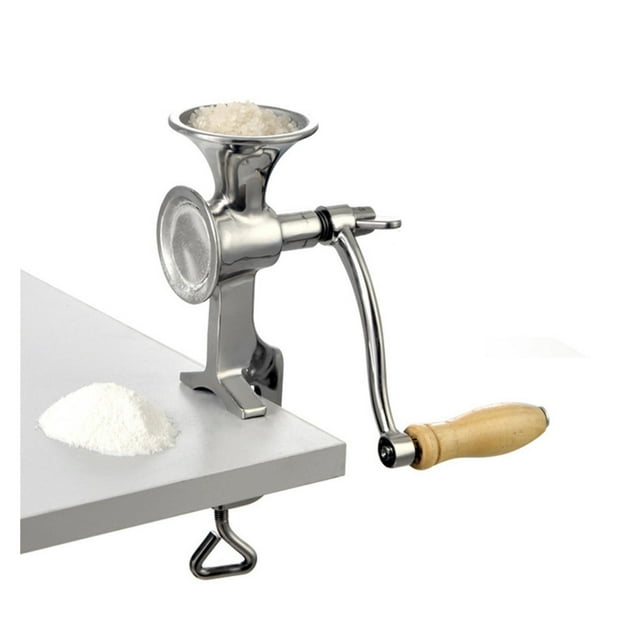 Hand Crank Grain Mill Table Clamp Manual Grain Grinder for Grinding Corn Seed ,Easy to Operate