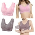 thumbnail image 6 of Zonghan Fashion New Cross Side Buckle Without Rims Gathered Sports Underwear Sleep Bra, 6 of 6