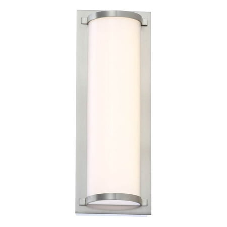 

Safavieh Luka Vanity Bar Bathroom Sconce Brush Nickel/White