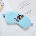thumbnail image 5 of Parche para ojos de peluche de Sonics para dormir, con estampado de anime, con letras de la A a la Z, portátil, para viaje, regalo de Navidad, 5 of 5