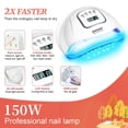 thumbnail image 5 of JODSONE Gel Nail Polish Kit - 32 Colors, UV Light, Base Coat, Matte & Glitter Top Coat & Professional Manicure Tools, 5 of 8