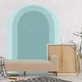 thumbnail image 1 of Calcomanía de pared boho arch pegatina de pared, dormitorio de decoración de arte dormitorio moderna sala de inicio de la guardería PVC fondos de Azul, 1 of 8