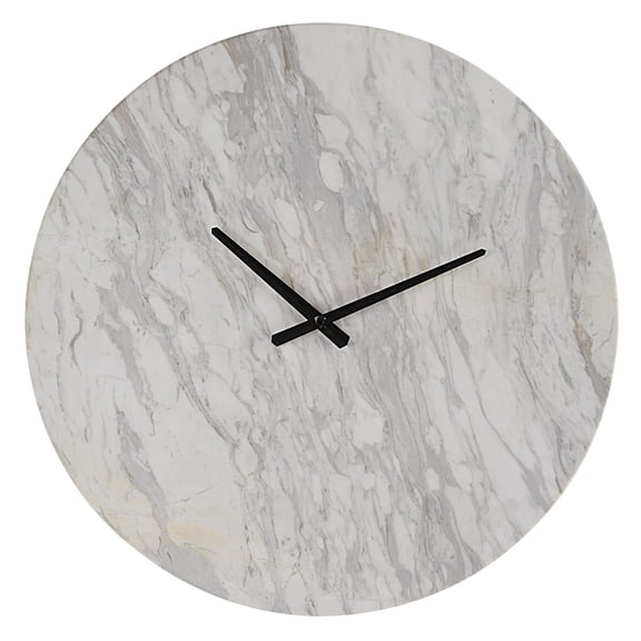 Renwil Dayton Wall Clock, Honed White