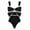 Black, variant on Women's Bow Knot One Piece Swimsuit, Tummy Control Bathing Suit for Beach Vacation