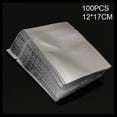 thumbnail image 1 of 100 Pcs Sacs de Rangement Thermoscellables en Aluminium, Pochettes sous Vide de Qualité Alimentaire, 1 of 5