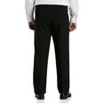 thumbnail image 2 of Oak Hill by DXL Men's Big and Tall Perfect Fit Waist-Relaxer Pleated Suit Pants Black 46 x 32, 2 of 7