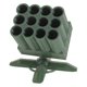 thumbnail image 1 of Moluckfu Estante Organizador De Baterías Aaa Con Soporte Estable Y Extracción Con Una Mano Verde, 1 of 8