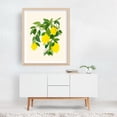 thumbnail image 6 of Sunny Lemons - Illustration Lemon Botanical Fruit Floral Flowers Kitchen Decor Summer Oak Framed Wall Art Print 11 x 14 inches, 6 of 11