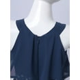 thumbnail image 4 of DPOIS Big Girls Sleeveless Halter Neck Long Leg Romper Jumpsuit, 4 of 4