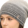 thumbnail image 7 of Women Winter Knitted Slouchy Beanie for Women Men Wool Blend Stretchy Warm Skull Beanies Cap, 7 of 7