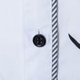 thumbnail image 4 of Blusa y camisa de manga larga con cuello vuelto para hombre, blusa tipo cárdigan con estampado de botones y cuello vuelto, blusa de poliéster para hombre, 4 of 8