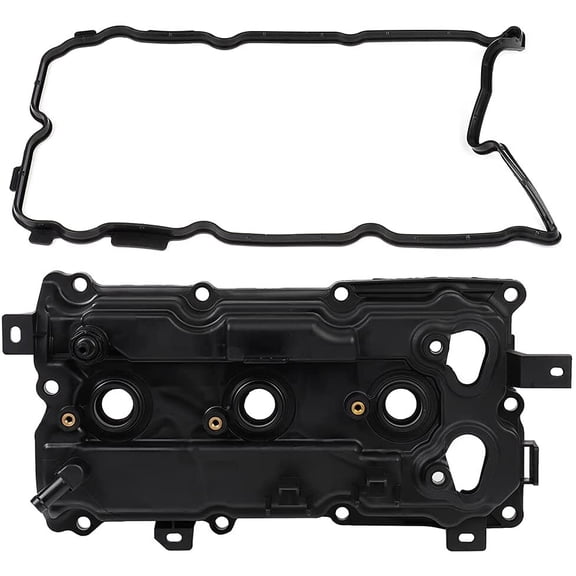 CCIYU Right Engine Valve Cover and Gasket Compatible with for Nissan 2007-2009 350Z 3.5L DOHC V6 Camshaft Cover