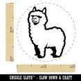thumbnail image 2 of Cute Alpaca is Fluffy and Fuzzy Self-Inking Rubber Stamp Ink Stamper - UV Ink - Mini 1/2 Inch, 2 of 7