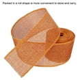 thumbnail image 3 of Unique Bargains Rouleau d'Artisanat en Jute Filaire de 2,36 Pouces de Large, 5,47 Yards, Décoration, Orange, 3 of 6