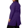 thumbnail image 5 of Panda Uniform by HeedFit Unisex Doctor Lab Coat 37" – S Purple, 5 of 8