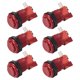 thumbnail image 5 of Interruptor de botón pulsador momentáneo de 27 mm con microinterruptor para juegos de arcade, rojo, 6 piezas, 5 of 5