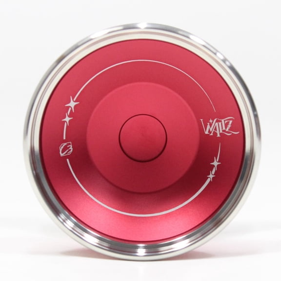 C3yoyodesign Waltz Yo-Yo - Bimetal Contest Level Fingerspin YoYo (Red)