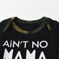 thumbnail image 2 of Newborn Baby Boy Clothes Letter Long Sleeve Romper + Pants + Hat 3PCS Outfits Set Green 0-3 Months, 2 of 6