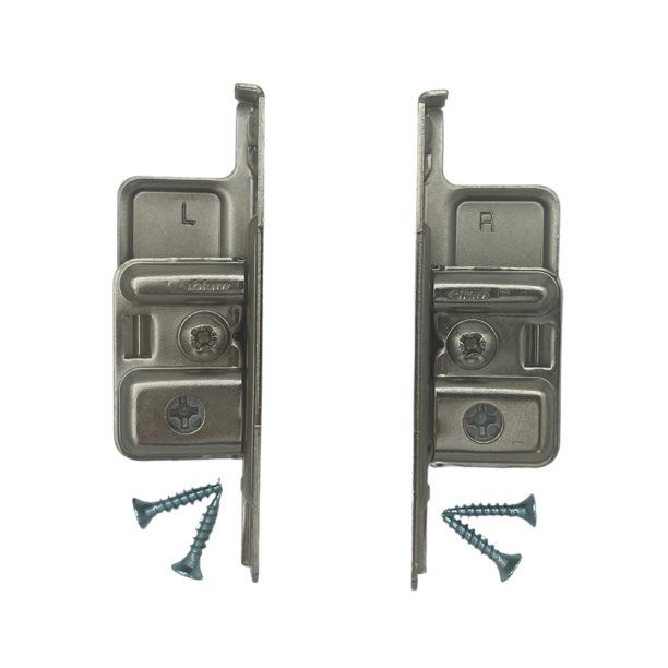 Par de soportes de fijación para cajón Blum Metabox ZSF.1700 niquelados