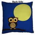 thumbnail image 2 of PKQWTM Owl at night owl on branch full moon Reversible Mermaid Cushion Cover Home Decor Sequin Pillow Case Size 20x20 inches, 2 of 2