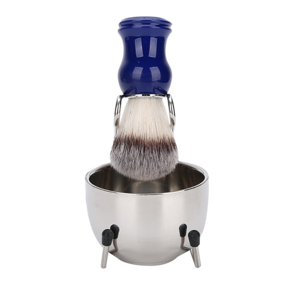 Juego de brochas de afeitar para barba, 3 piezas/juego, juego de afeitado para barba, juego de soporte para cepillo para barba, optimizado para la excelencia