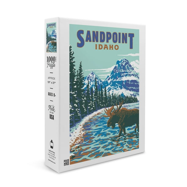 Sandpoint, Idaho, Explorer Series (1000 Piece Puzzle, Size 19x27