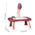 thumbnail image 4 of Children 48 Images Projector Drawing Table Sketch Desk Learning Tool Red, 4 of 9