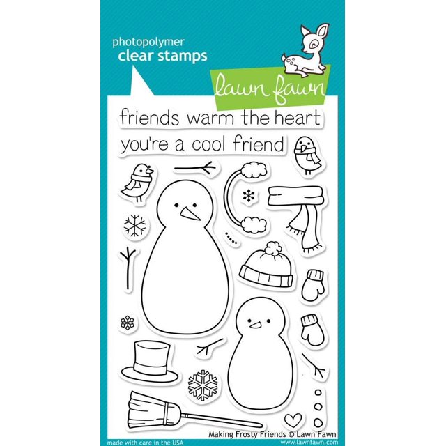 Ensemble de Tampons Transparents « Making Frosty Friends » (lawn Faawn)