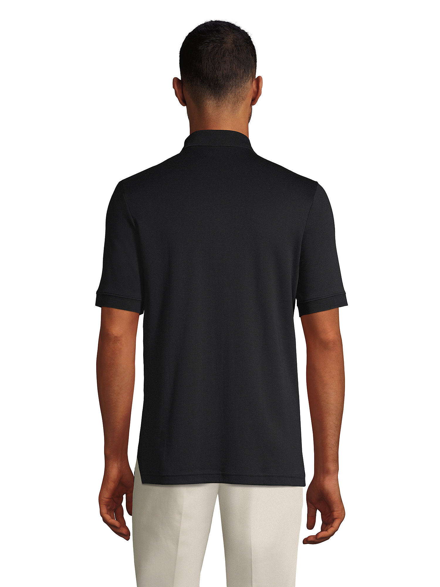 Lands' End Men's Short Sleeve Super Soft Supima Polo Shirt