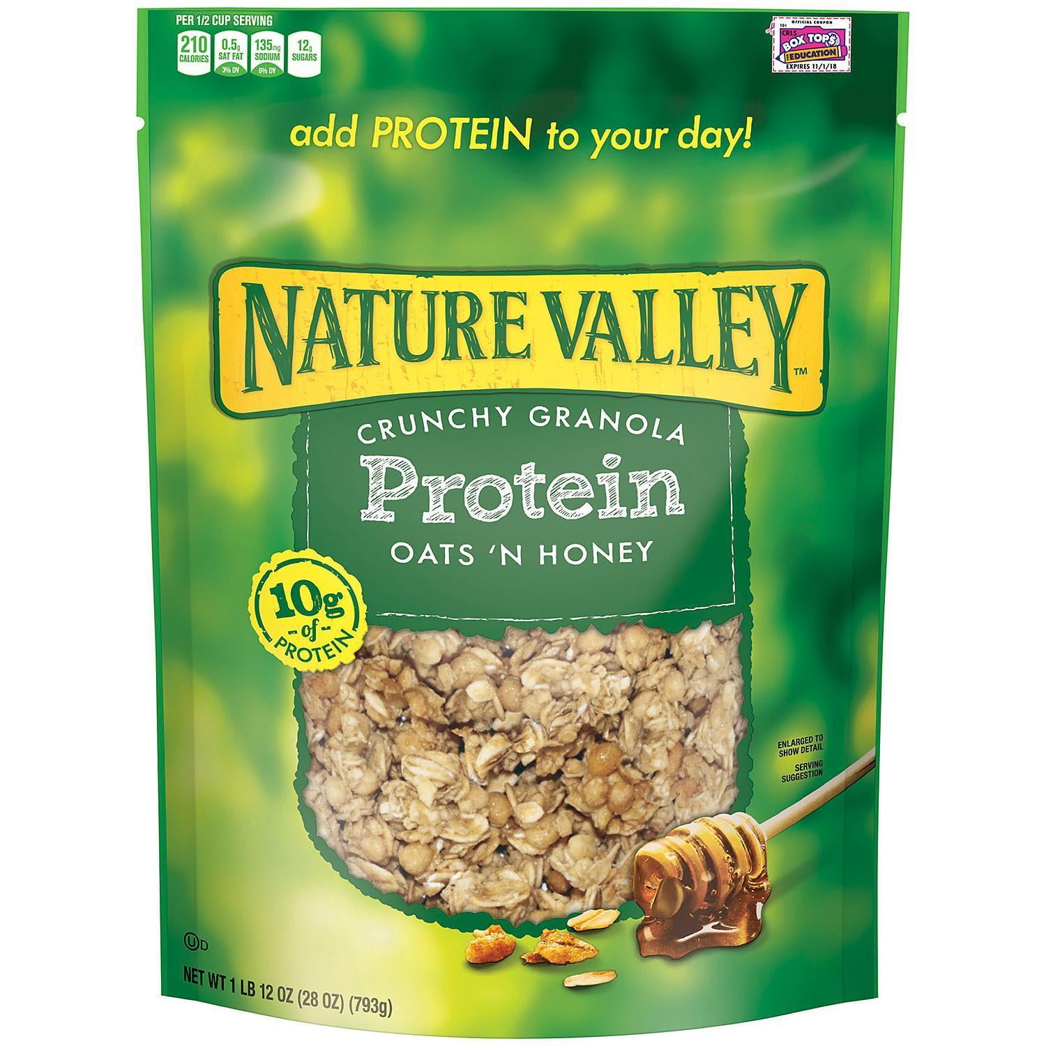 Nature Granola, Protein Oats and Honey, oz - Walmart.com