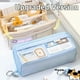 thumbnail image 5 of Estuche AuraGlor de gran capacidad con 8 compartimentos, estuche grande para lápices, organizador, almacenamiento sencillo, papelería estética, cosméticos para adultos, hombres y mujeres, artículos, 5 of 6