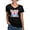 Black, variant on - Pepsi Generation Check Women's V Neck Dark T Shirt - Women's V-Neck Dark T-Shirt