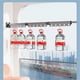 thumbnail image 5 of Foldable Retractable Wall Mounted Space Saver Clothes Hanger Rack,B, 5 of 5