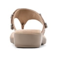 thumbnail image 5 of CLIFFS BY WHITE MOUNTAIN Bailee Women's Thong Sandal, Natural/Woven, 7.5 M, 5 of 5