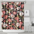 thumbnail image 2 of Waterproof Pioneer Shower Curtain 84x72 Inch Polyester Unique Colorful Floral Shower Curtain for Bathroom Hotel Home Decor with 12 Plastic Hooks, 2 of 5