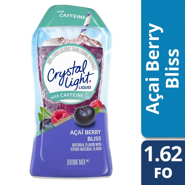 Crystal Light Acai Berry Bliss Liquid Drink Mix with Caffeine, 1.62 fl