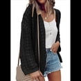 thumbnail image 1 of Suéter Tipo Cárdigan para Mujer, Color Negro, Talla S, 1 of 7