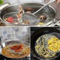 thumbnail image 3 of Spider Strainer Skimmer Ladle Stainless Steel Metal Frying Basket with Long Handle Spoon, 3 of 5