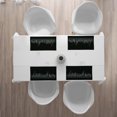 thumbnail image 3 of Ambesonne Chicago Skyline Place Mats Set of 4, Abstract Town, Standard Size, Onyx White, 3 of 4