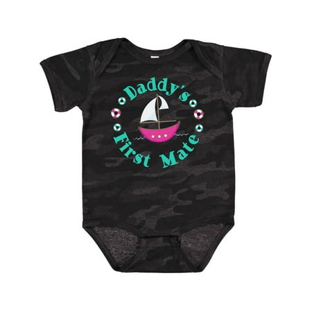 

Inktastic Daddys First Mate (Girl) Gift Baby Girl Bodysuit